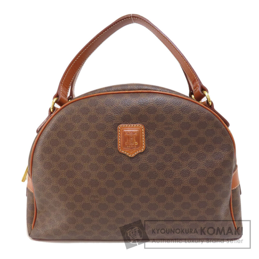 Celine Macadam Leather Brown Tan shoulder bag